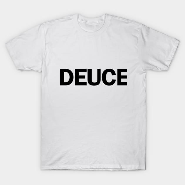 Deuce tennis lovers T-Shirt by Tennis Fan Store